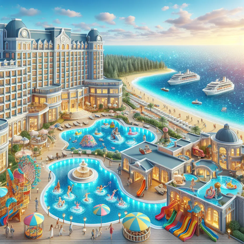 Luksusowy hotel nad morzem z kompleksem spa i atrakcjami dla dzieci